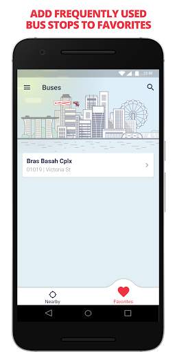 SG Land Transport: Bus stop and bus arrival info screenshot 2