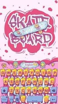 Skateboard GO Keyboard Theme скриншот 5