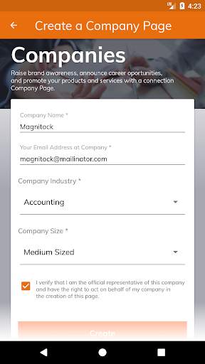 ConnectIn- Networking Software for App screenshot 7