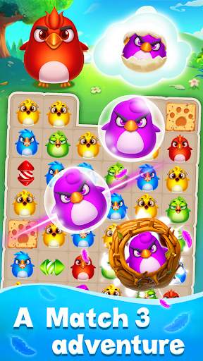Bird Mania - Free Match 3 स्क्रीनशॉट 4