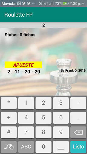 Roulette FP screenshot 2