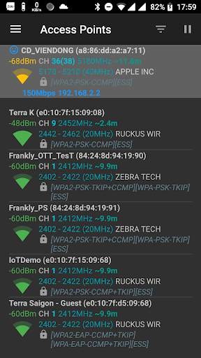 Wifi Analyzer screenshot 1