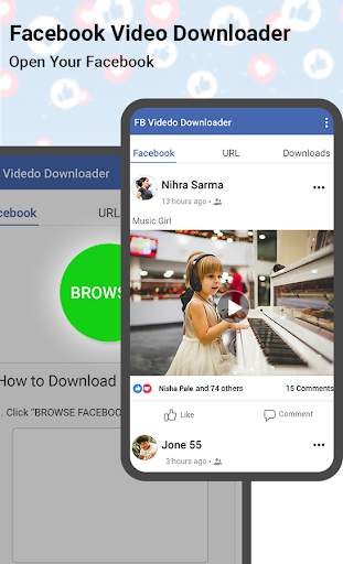 Video Downloader for Facebook Video Downloader screenshot 1