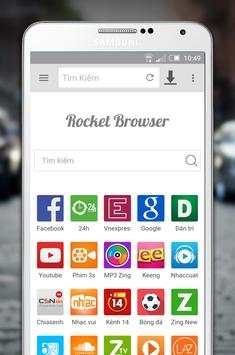 Rocket Browser HD screenshot 1