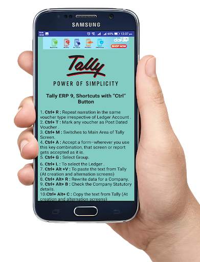 Tally - Keyboard Shortcut Keys screenshot 4