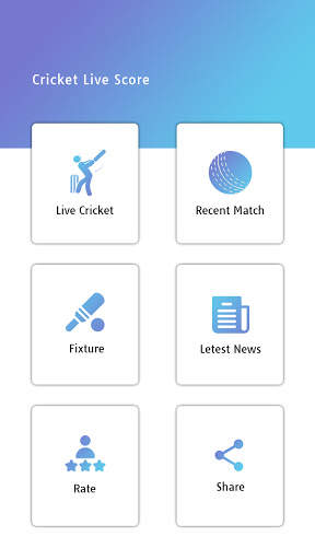 Live cricket score : Watch live cricket score screenshot 1
