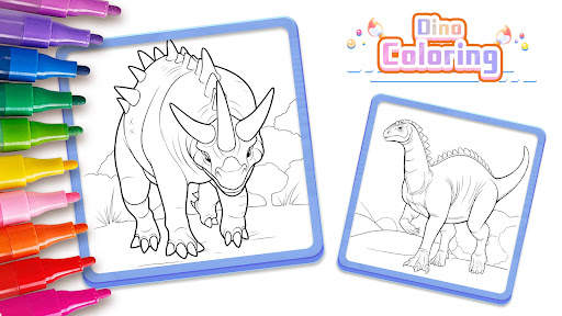 Dino Coloring: Dinosaur games screenshot 8