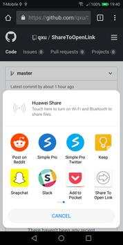 Share To Open Link screenshot 1
