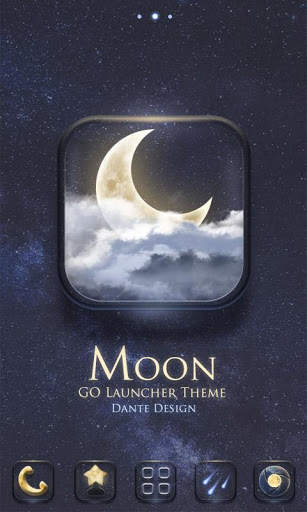 Moon GO Launcher Theme screenshot 1