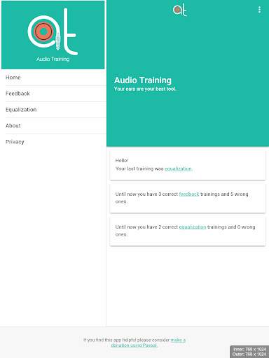Audio Training EQ and Feedback screenshot 9