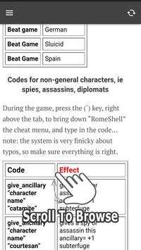 Cheats for Rome Total War screenshot 4