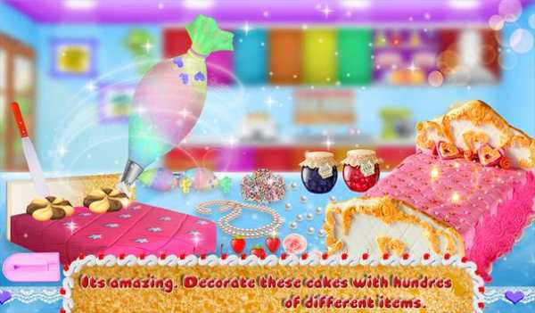 Princess Delicious Bed Cake Cooking Game screenshot 10
