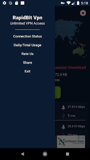 Rapidbit VPN- Best Free&Fast Unlimited VPN proxy🚀 screenshot 5