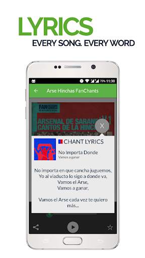 FanChants: Arsenal de Sarandi Fans Songs & Chants screenshot 3