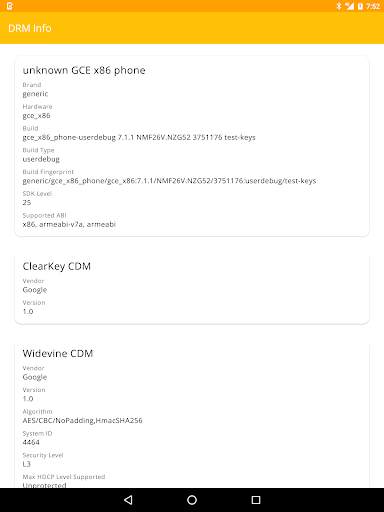 DRM Info screenshot 1