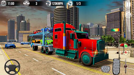 Car Transporter Truck Game 2021: Driving Game 2021 screenshot 3