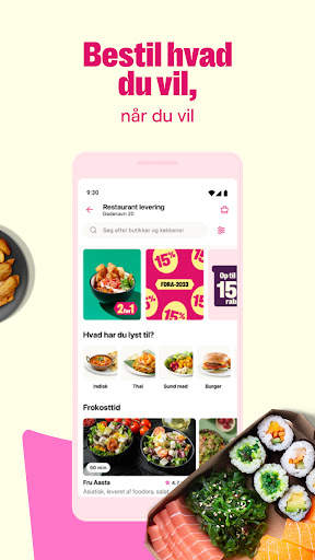 Foodora: Mad til levering скриншот 2