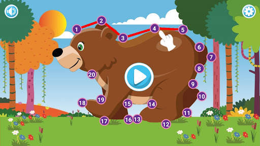 Dot 2 Dot with Animals Puzzle screenshot 1