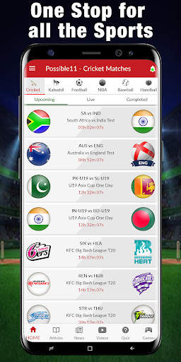 Possible11 Fantasy Sports screenshot 1