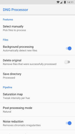 DNG Processor 1 تصوير الشاشة