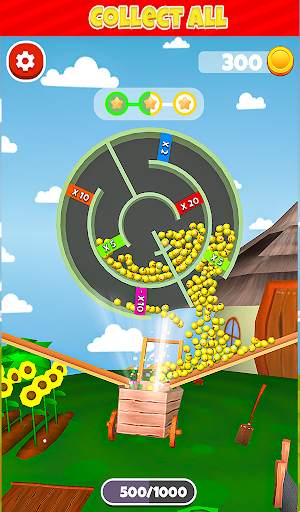 Roda Puzzle Labirin Multi Bola screenshot 11