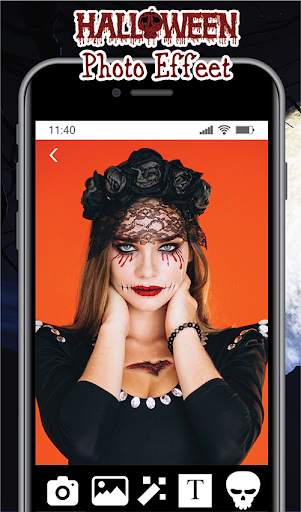Halloween Photo Editor screenshot 1