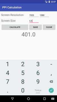 PPI Calculation screenshot 2