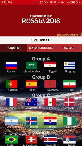 Russia WorldCup Live screenshot 3