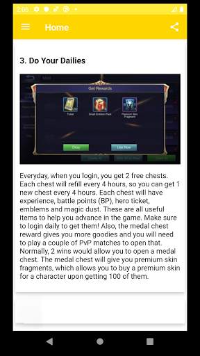 Guide for mobile legends screenshot 4