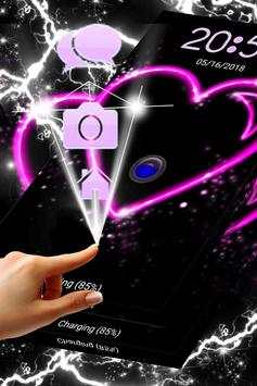 Pink Heart Locker Theme 1 تصوير الشاشة