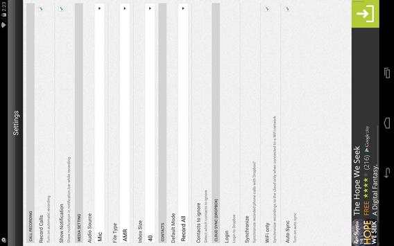 Telephone Call Recorder screenshot 4