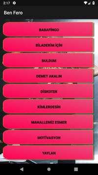 Ben Fero Şarkıları ve Sözleri 2019 İNTERNETSİZ screenshot 1