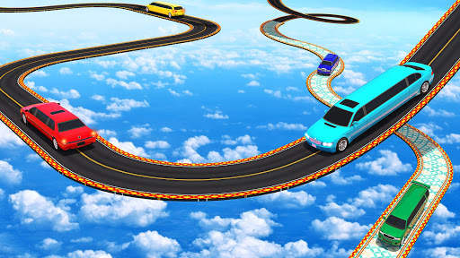 Fast Car Racing Stunt Master: Limo Downhill Action screenshot 3
