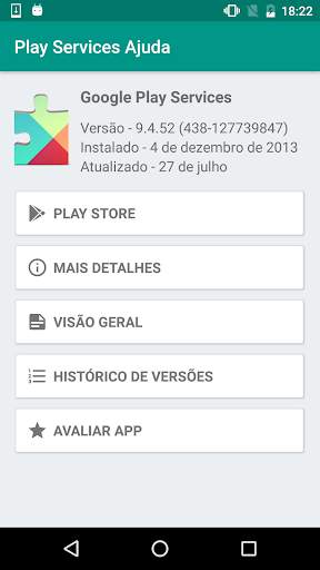 Ajuda com Play Service screenshot 1