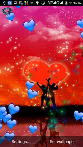 Magic Hearts Live Wallpaper screenshot 1