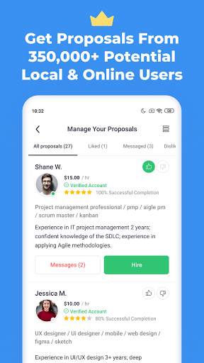 PerkWiz - Find Freelancers & Earn Rewards скриншот 4