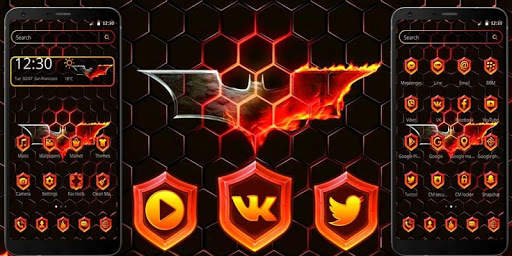 Bat Red Superman Theme screenshot 4