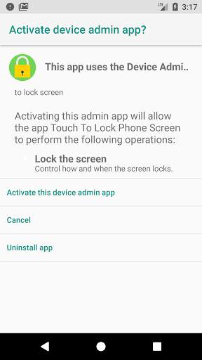 Touch To Lock Phone Screen screenshot 2