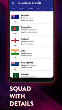 CrickGems - Cricket World Cup Fixture &schedule screenshot 5