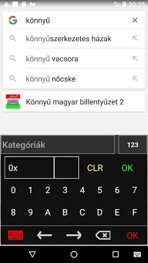 Könnyű magyar billentyűzet "Mo screenshot 4