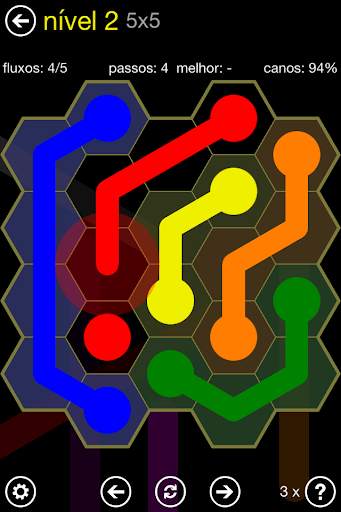 Flow Free: Hexes screenshot 1