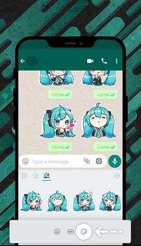 Hatsune Miku Stickers For Whatsapp screenshot 3