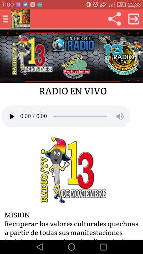 Radio TV 13 de Noviembre screenshot 2