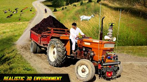 Tractor Trolley Drive Farming Simulator Game 2021 screenshot 2
