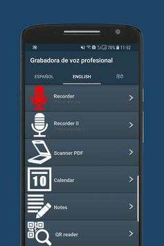 Grabadora de Voz Profesional para cantar y editar screenshot 2