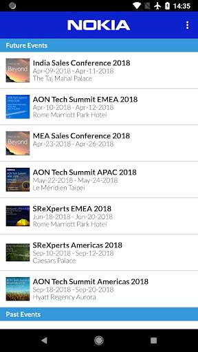 Nokia Events screenshot 2