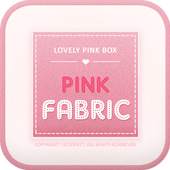 PINK FABRIC go launcher theme 1.2