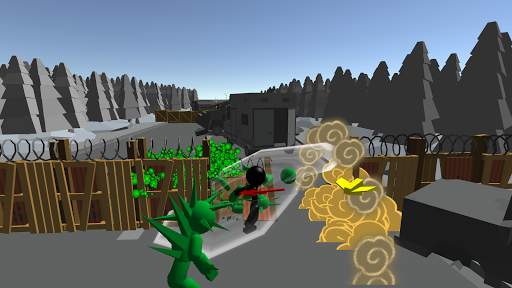 Stickman Killing Zombie 3D screenshot 1