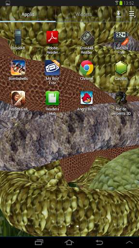 SnakePit3d live wallpaper free screenshot 5