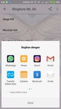 Suara Hero Mobile Legends Offline screenshot 4
